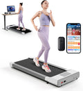White Portable Walking Treadmill with Remote Control LED Display U78321