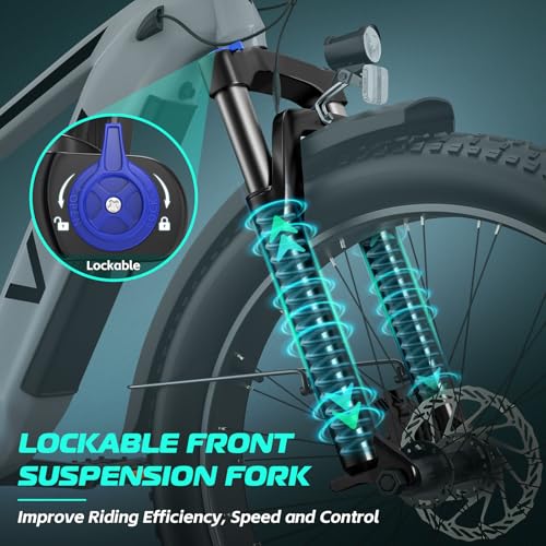 26" x 4.0 Fat Tire Electric Bike with 48V 15AH Battery H9048