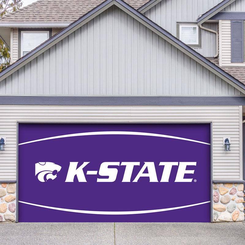 7 x 16 ft. NCAA Double Garage Door Decor H5124