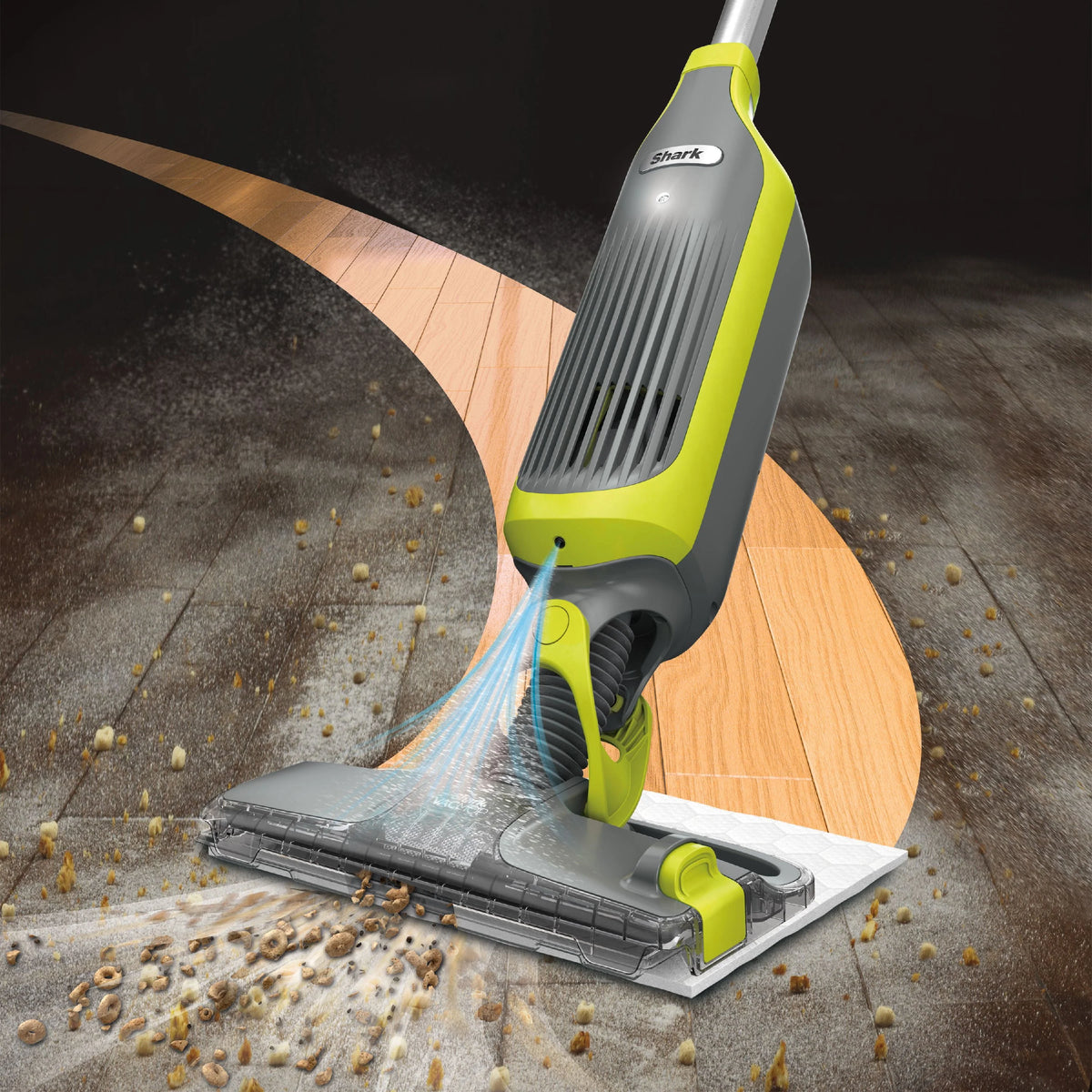 Cordless Hard Floor Vacuum Mop with Disposable Pads W4028