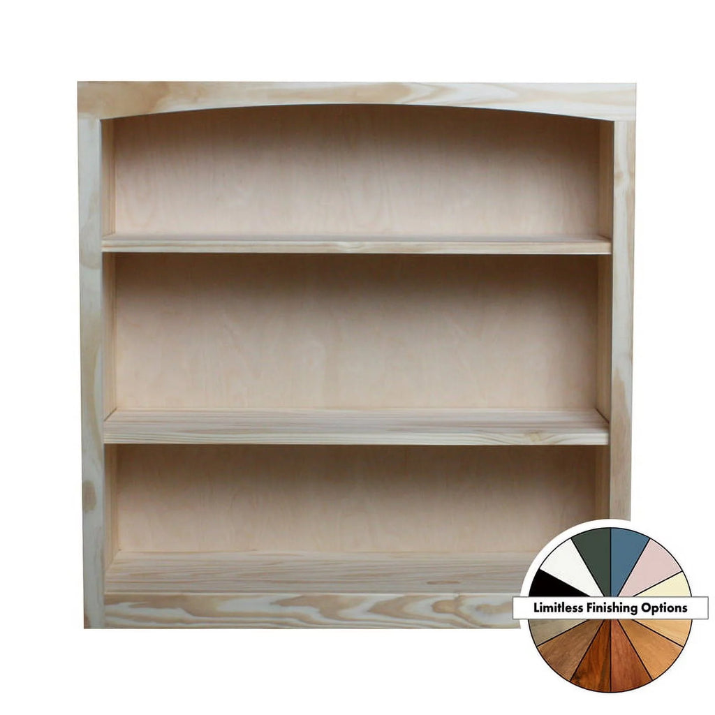 Natural Pine Wood Bookcase W78276