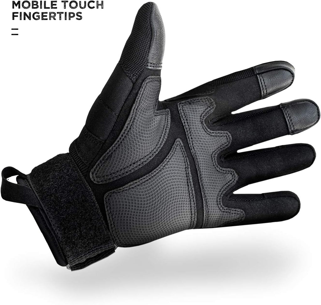 Lightweight Carbon Fiber Motorcycle Gloves with Touch Screen Fingertips Z974