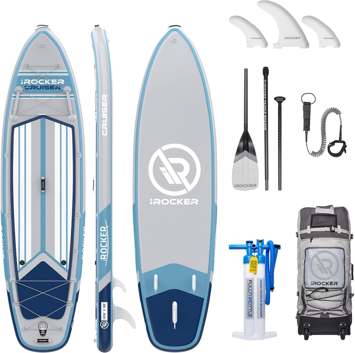 Inflatable Stand Up Paddle Board 10'6 Long 33 Wide 6 Thick G27099