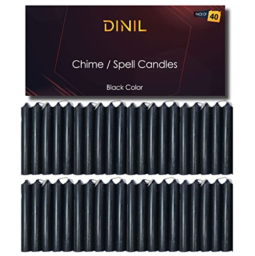 40 White Mini Taper Candles F49309
