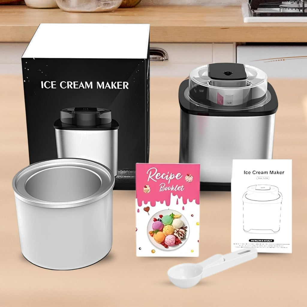 2-Qt Soft Serve Ice Cream Machine with Ice Cream Scooper A213363