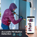 Battery Powered WiFi Wireless Security Camera 1080P Waterproof E7587