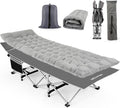 Folding Camping Cot with Carry Bag Grey Q776
