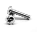 #4-40 x 3/4 Coarse Thread Machine Screw Pan Head Zinc Plated H893