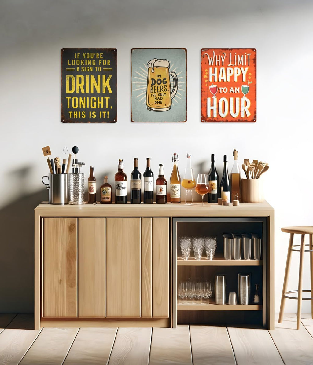 Metal Bar Sign G886