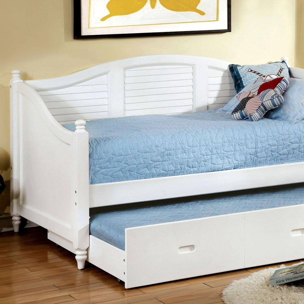 White Trundle Daybed W44559