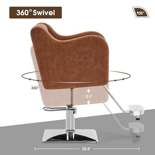 Grey Hydraulic Salon Chair P17831