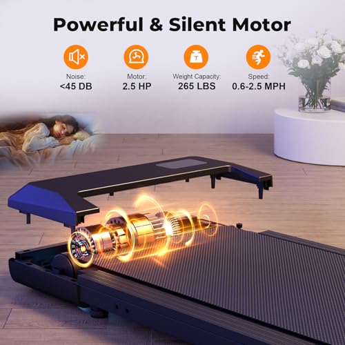 3 in 1 Portable Treadmill with Remote Control LED Display, 2.5 HP R19042