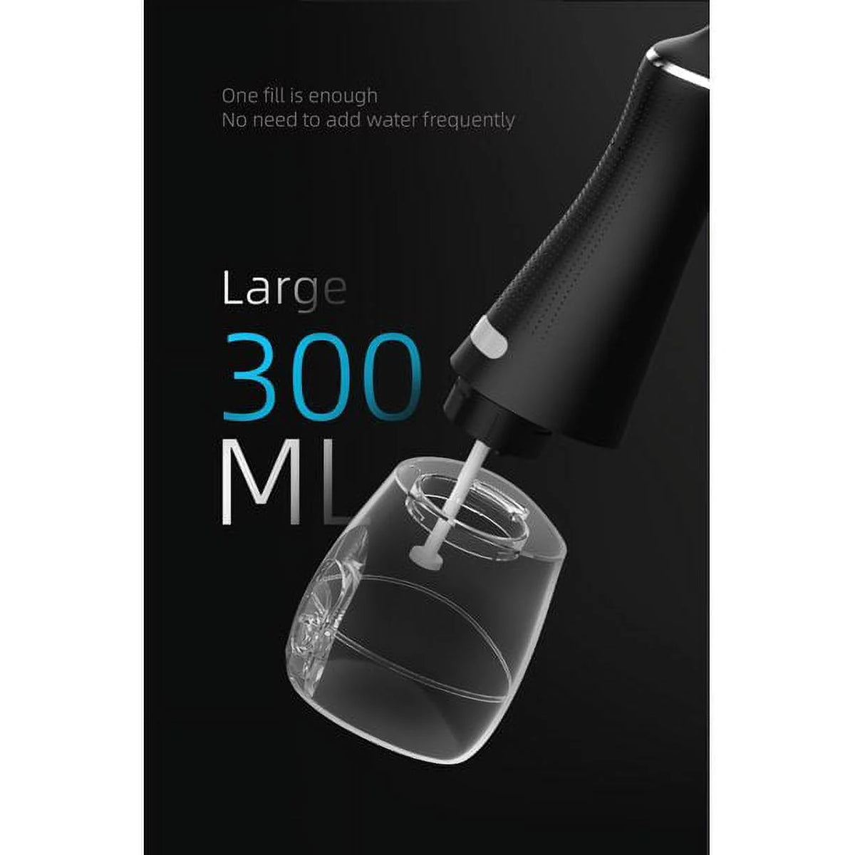 Pink Electric Water Flosser with 300ML Capacity Q1182