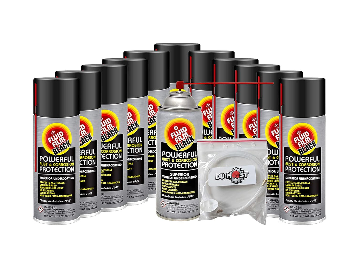 12 Aerosol Cans 11.75 Oz Corrosion Prevention Lubricant Undercoating Z532