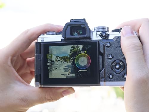 Mirrorless Micro Four Thirds Camera with Backside-Illuminated Stacked Live MOS Sensor and Built-in 5-Axis Sensor-Shift Image Stabilization F427