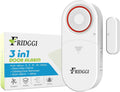 3in1 Alarm Door Ajar Chime with Delay White O1932
