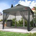 10x10 Pop Up Canopy Tent with Mosquito Netting N6859