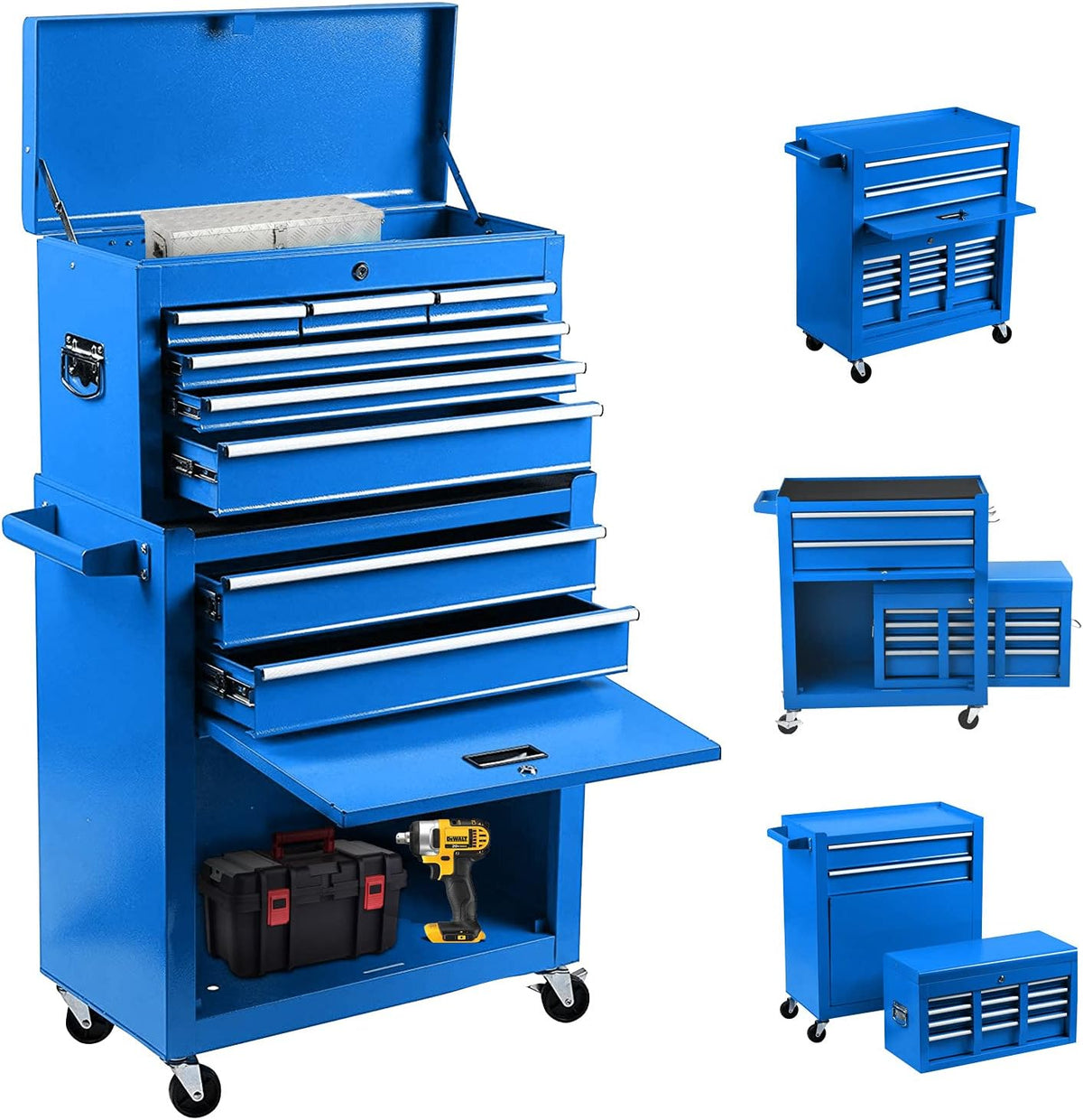 8 Drawer Rolling Tool Chest with Wheels G843