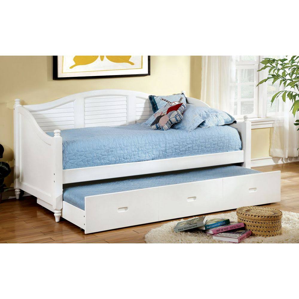 White Trundle Daybed W44559