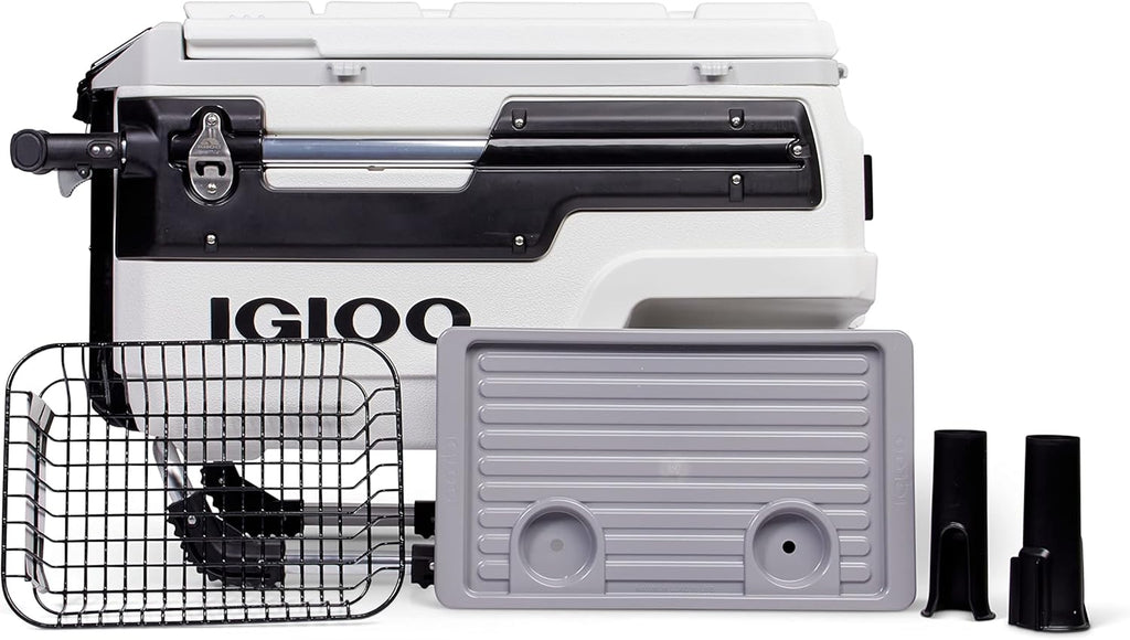 White 70 QT Wheeled All-terrain Cooler Q133061