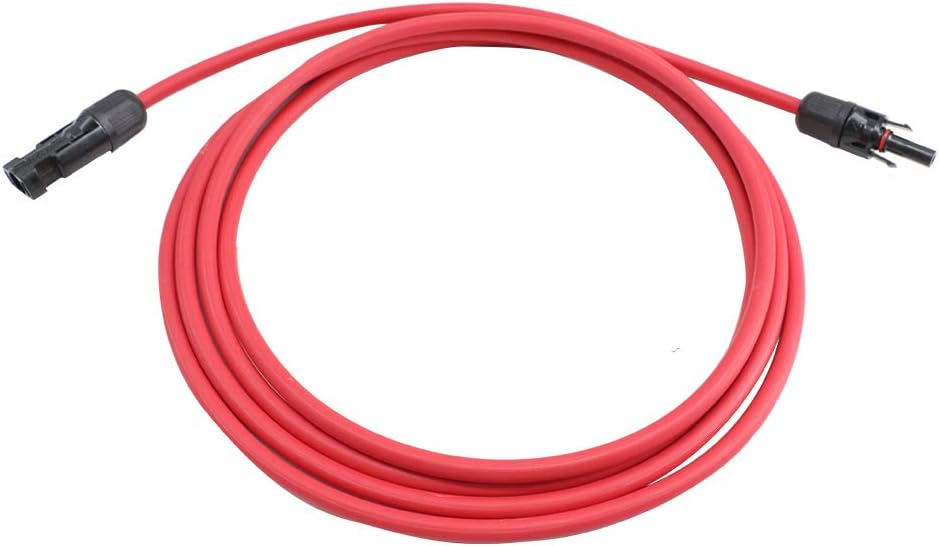 10 AWG 50 Feet Solar Extension Cable with Female and Male Connector L618904