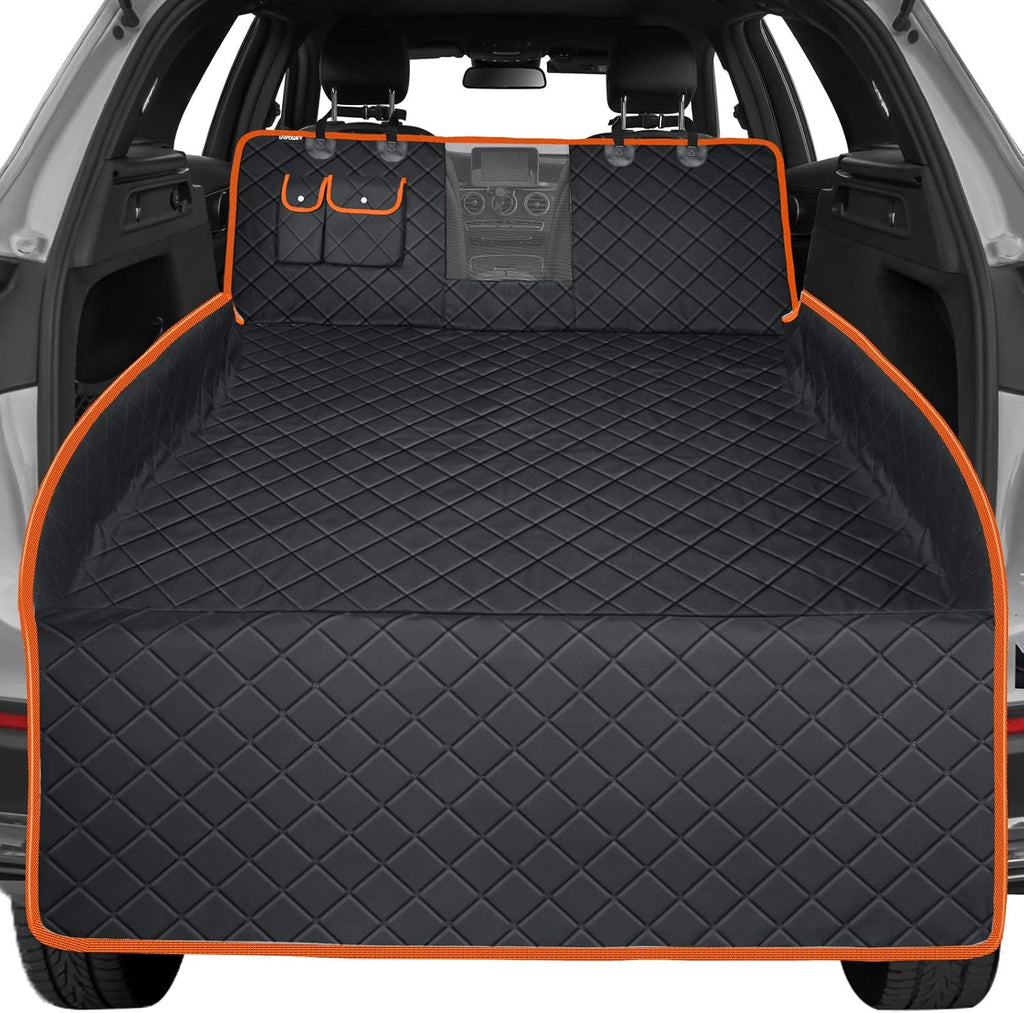 Waterproof Nonslip Dog Cargo Liner with Storage Pockets Pack of 2 A6876