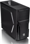 Black SPCC ATX Mid Tower Computer Chassis H991