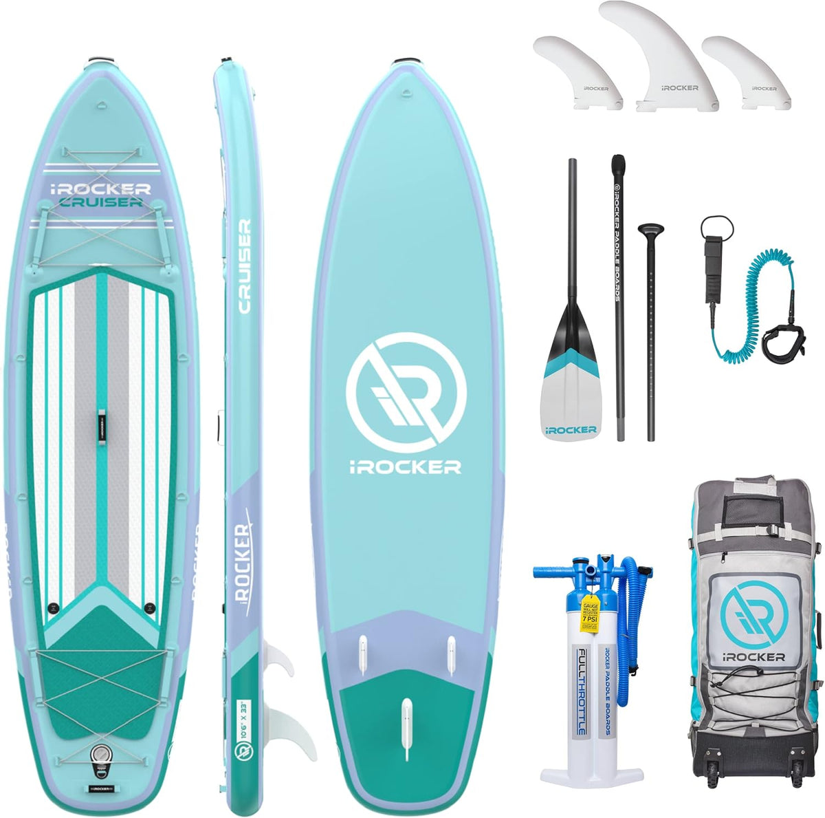 Inflatable Stand Up Paddle Board 10'6 Long 33 Wide 6 Thick G27099