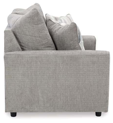Gray Casual Loveseat with Flared Arms I431728