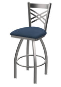 Swivel Counter Stool with Stainless Finish E172