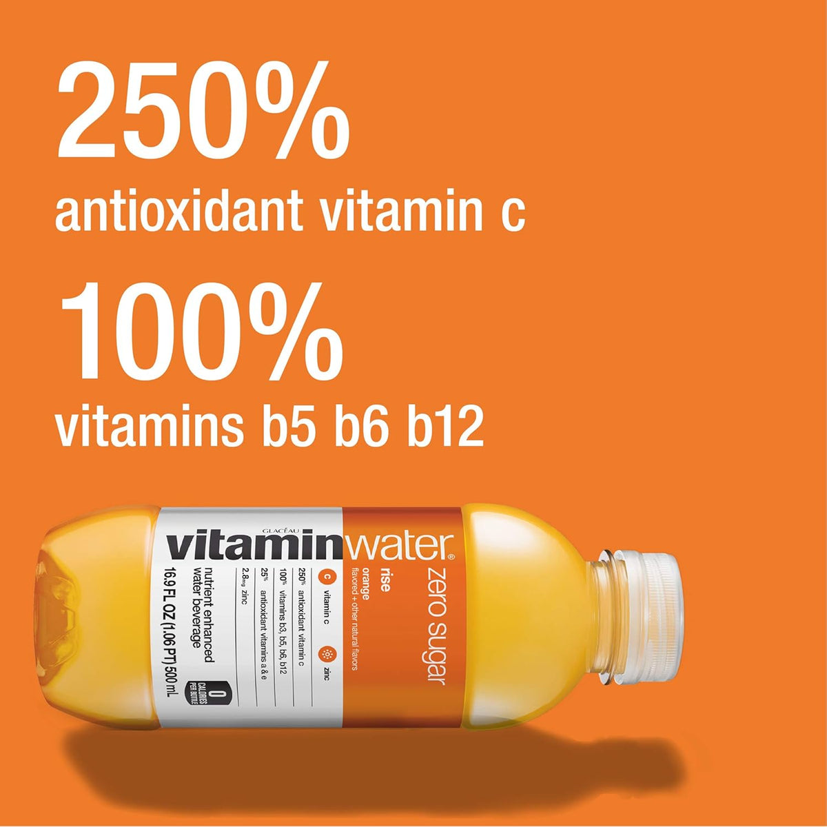 16.9 Fl Oz Pack of 24 Electrolyte Enhanced Orange Water K129
