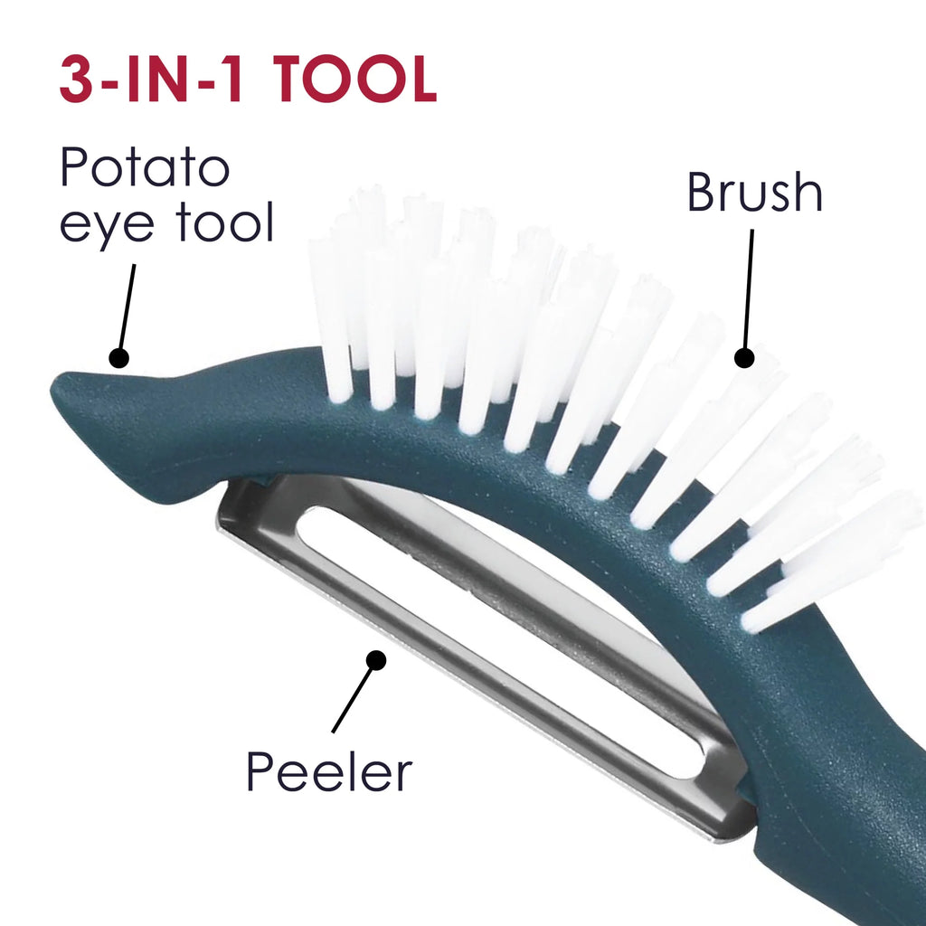 3-Piece Sea Salt Gray Kitchen Prep Set X694
