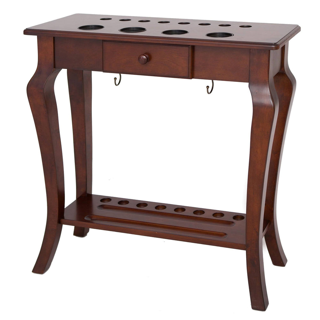 Walnut Finish Floor Cue Rack T6480