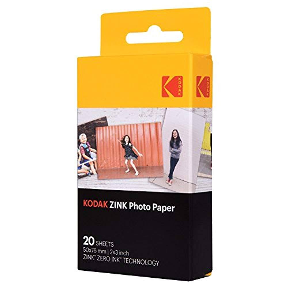 Instant Camera Bundle with Zink Paper and Case P6763