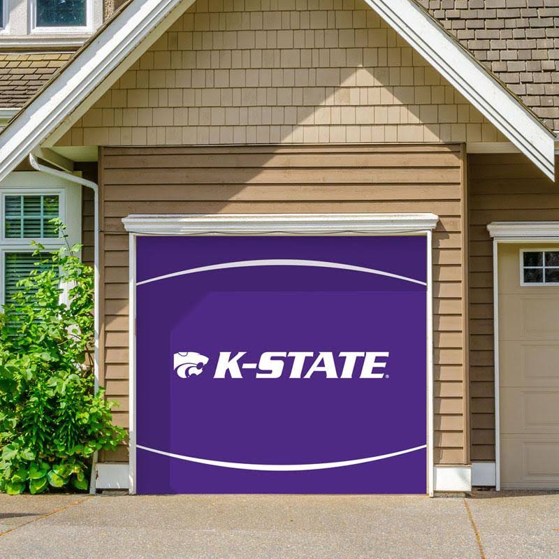 7 x 16 ft. NCAA Double Garage Door Decor H5124