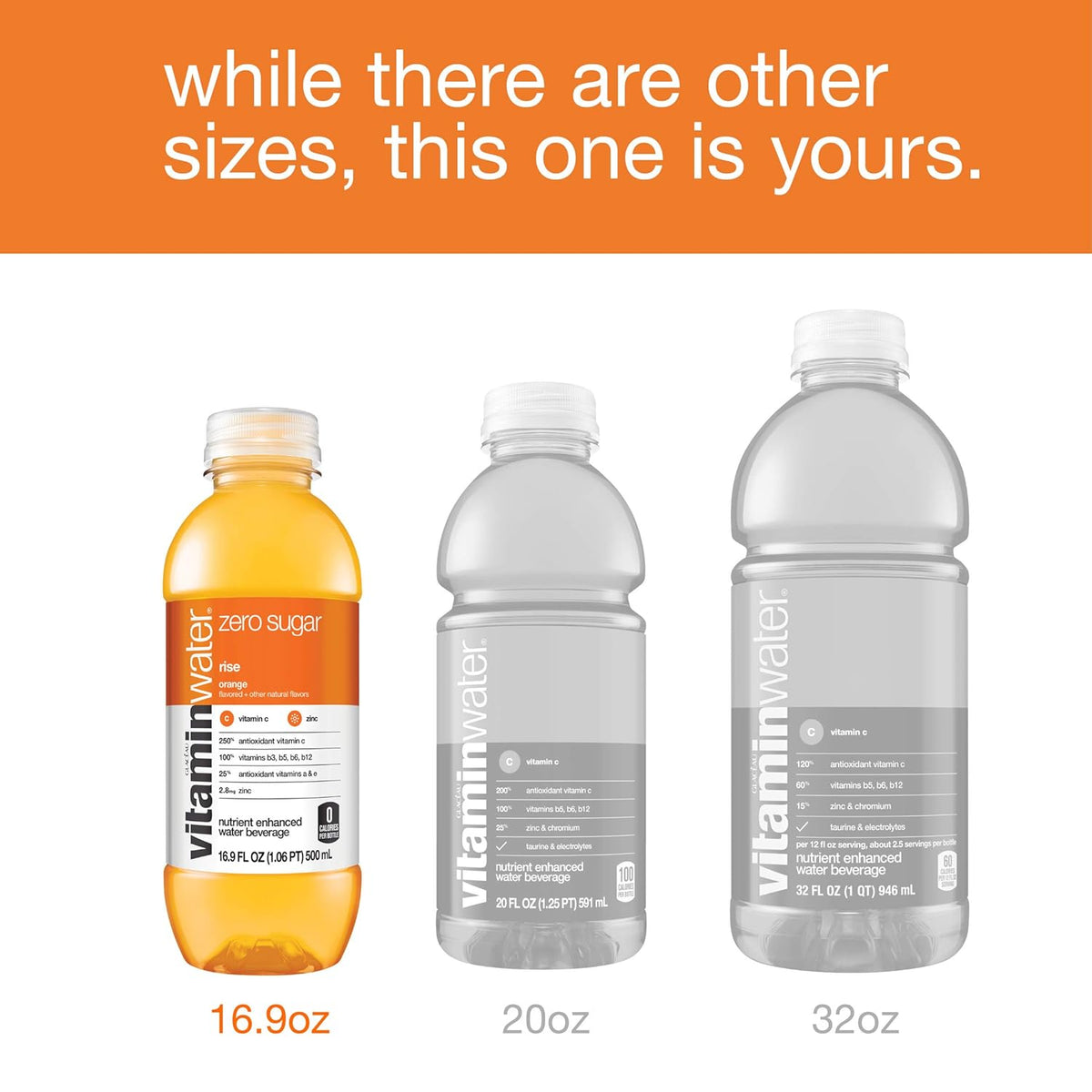 16.9 Fl Oz Pack of 24 Electrolyte Enhanced Orange Water K129