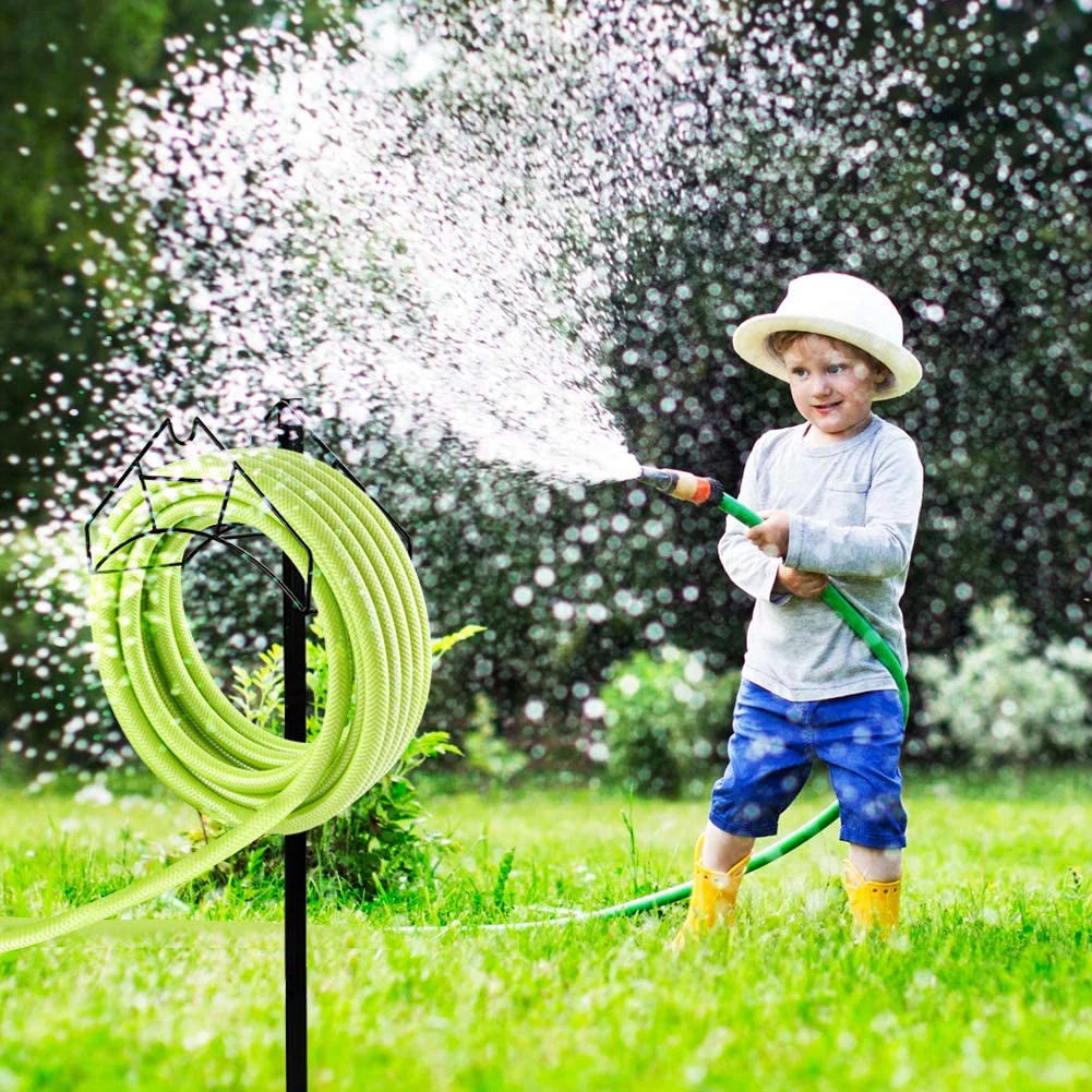 Black Heavy Duty Metal Garden Hose Holder C863093