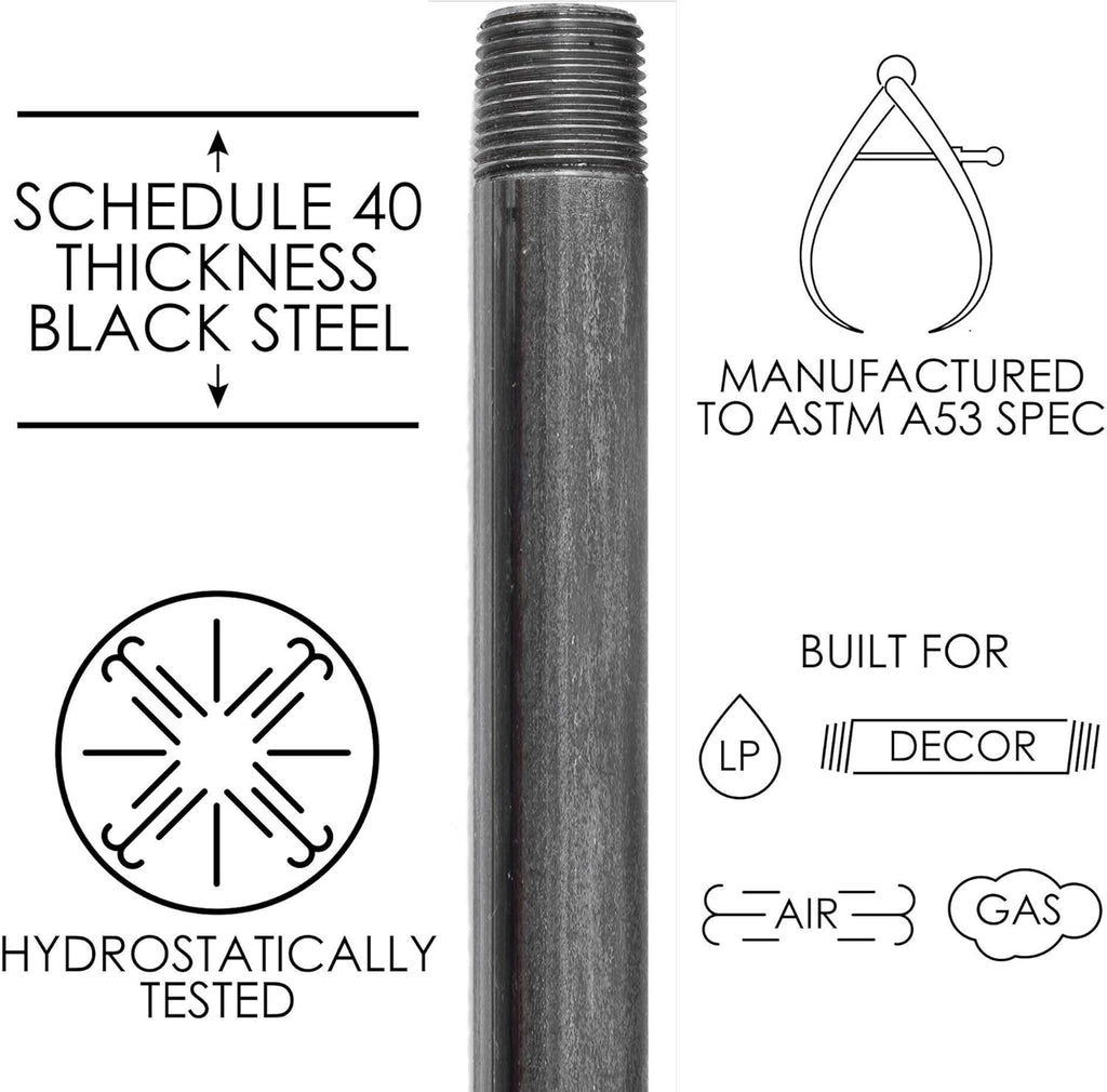 1” x 14” Malleable Cast Iron Pipe Connector C62494