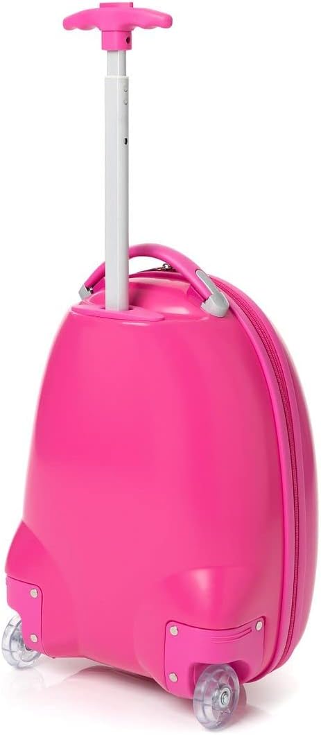 Pink Small Hard Cover Carry On Trolley Suitcase M306