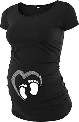 Pack of 3 Maternity Shirts with Ruched Sides A3316