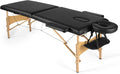 Black Adjustable Massage Table with Carrying Bag A47473