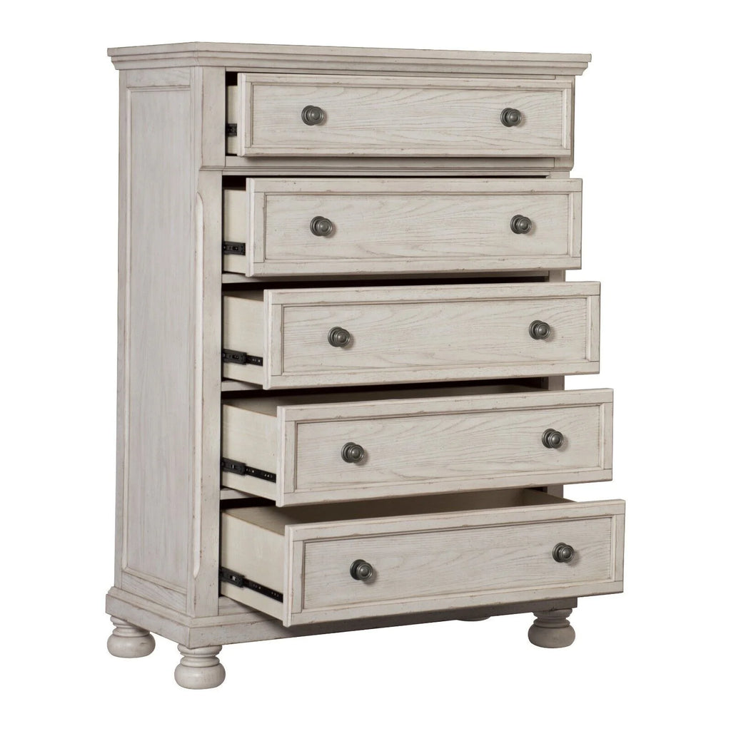 White Queen Size Platform Storage Bed Nightstands Dresser Mirror 6pc Set O8659