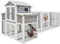 Extra Large Wooden Chicken Coop with Run C951771