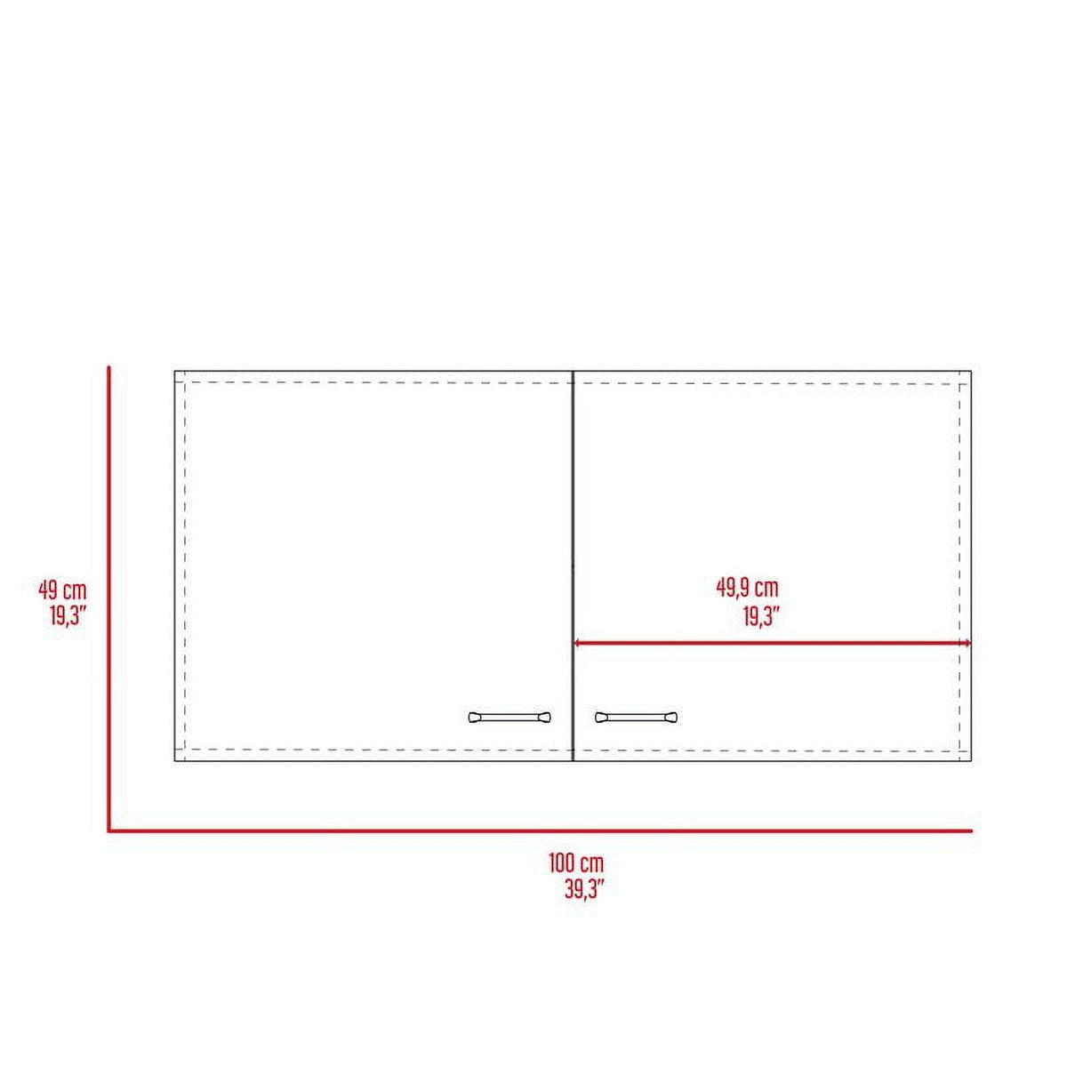 2-Piece Microwave Cabinet Set T1651