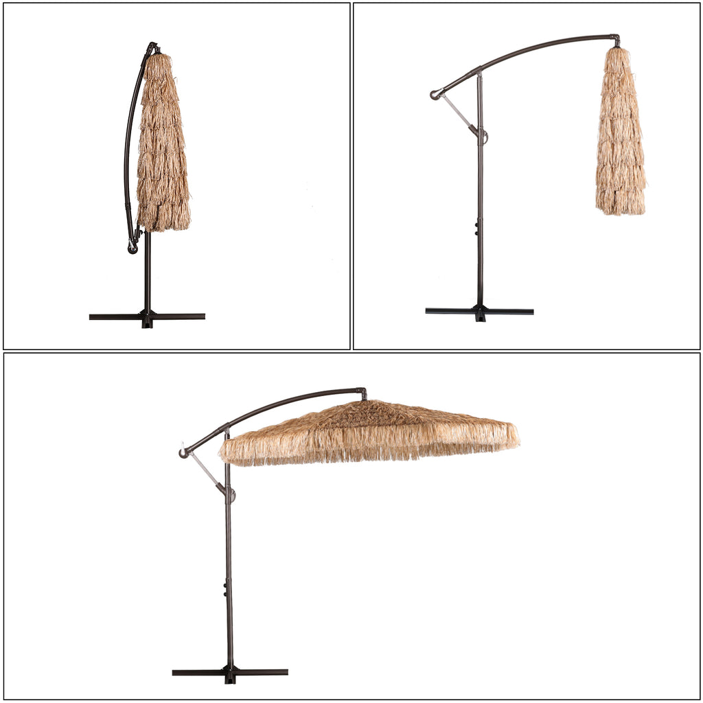 9 FT Thatch Tiki Umbrella O33472