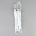 White Medium Weight Plastic Cutlery Pack with Napkin and Salt / Pepper Packets - 500/Case M4855
