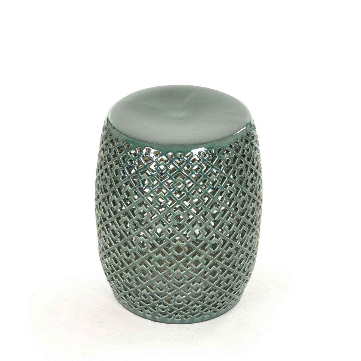 Teal Garden Stool Y75309