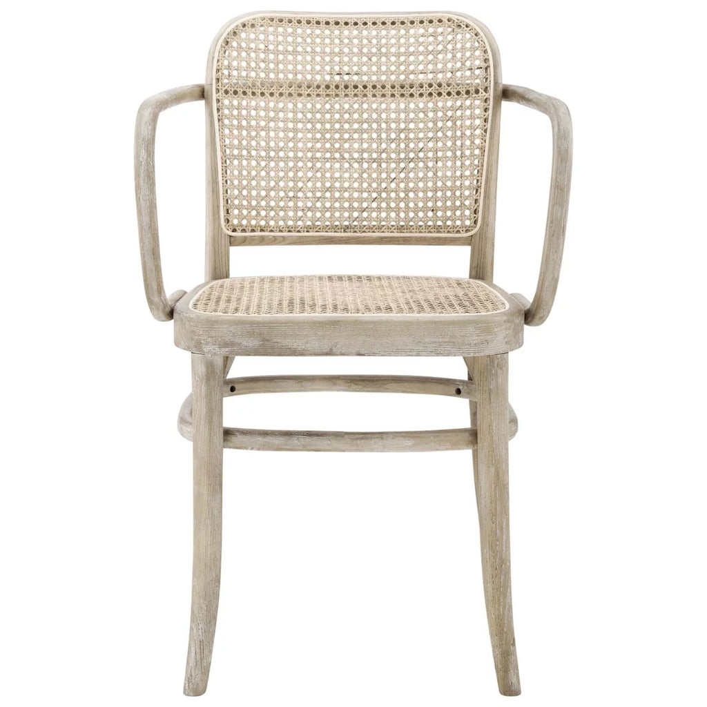 Rattan and Wood Dining Chair A8249