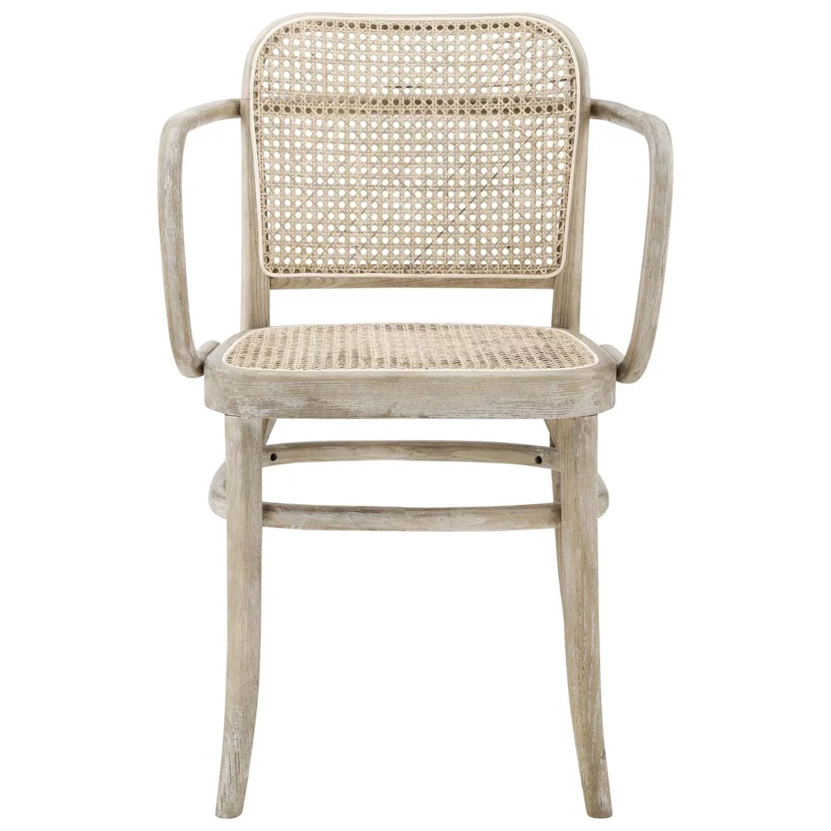 Rattan and Wood Dining Chair A8249