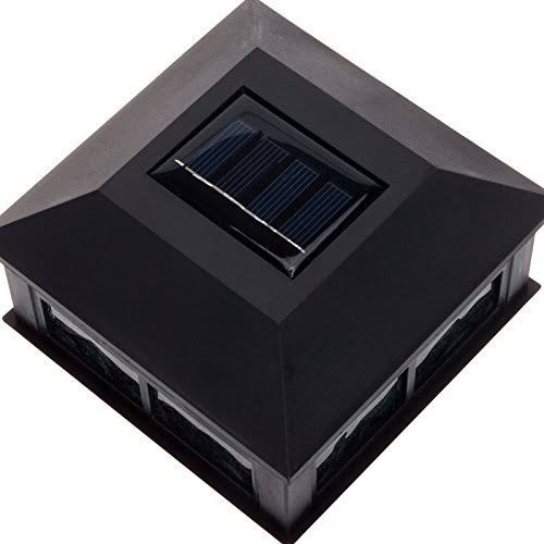 6 Pack Solar Powered Post Cap Light for 4x4 or 5x5 Posts T8740